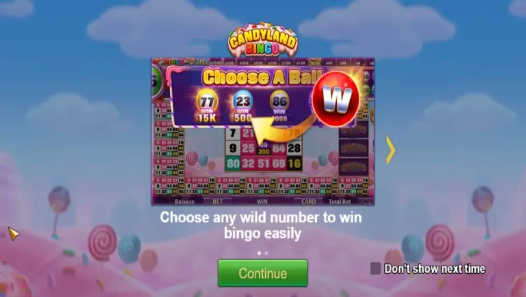Candyland Bingo Game 1