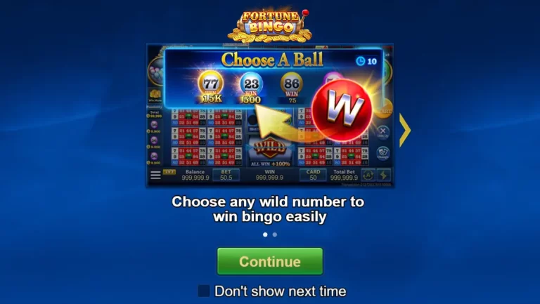 Fortune Bingo Game 1