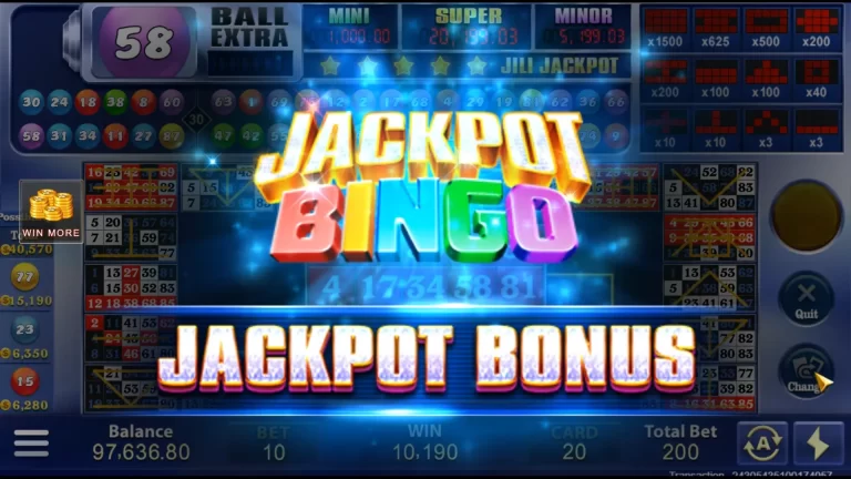 Jackpot Bingo Game 3