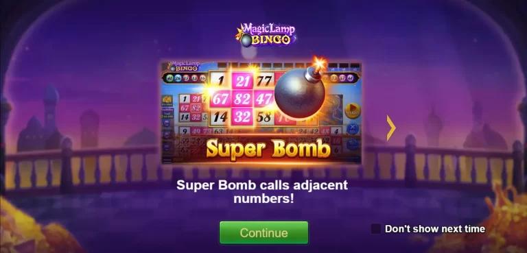 Magic Lamp Bingo Game 1