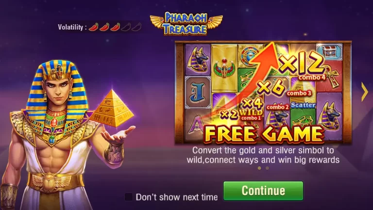 Pharaoh Treasure Game 1