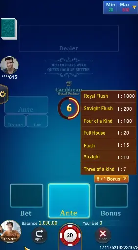Caribbean Stud Poker Game 2