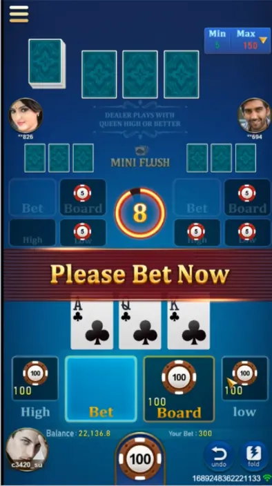 Mini Flush Game 1