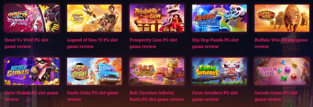 PG SLOTS Games